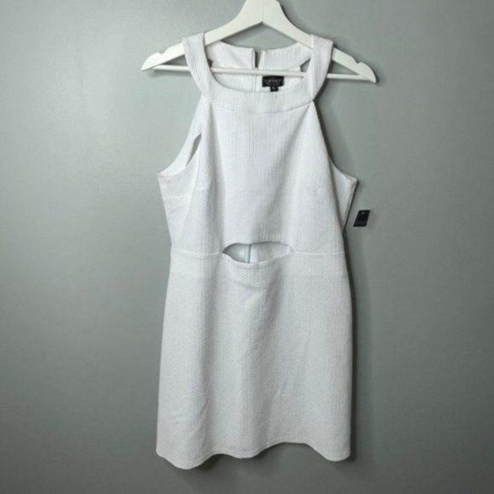 Topshop Cut Out Sleeveless‎ Dress
